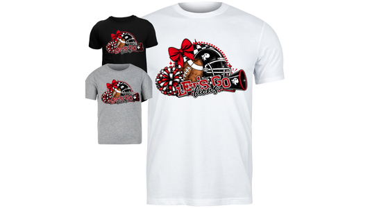 Go Lions Cheer/Football Tee