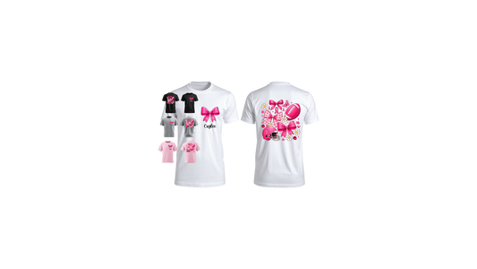 Breast Cancer Football Custom Name Shirt
